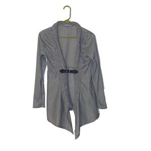Cellabie open front cardigan with buckle